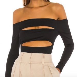 Black Long Sleeve GRLFRND Revolve Bodysuit